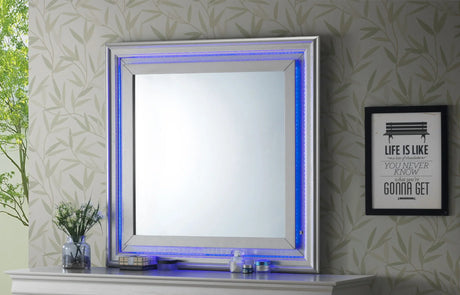 Elegant Transitional LED Mirror - Furniture Home Direct