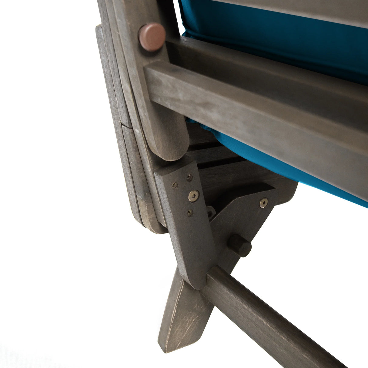 Outdoor Sofa With Wood Frame - Blue - Furniture Home Direct