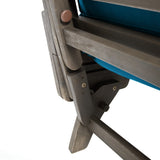 Outdoor Sofa With Wood Frame - Blue - Furniture Home Direct