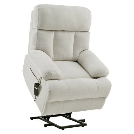 Oversized Power Lift Recliner Chai With Remote Control, Side Pocket, Spacious Seat - Furniture Home Direct
