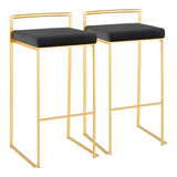 Fuji - Contemporary / Glam & Quality Construction Barstool - Furniture Home Direct