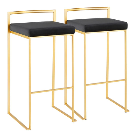 Fuji - Contemporary / Glam & Quality Construction Barstool - Furniture Home Direct
