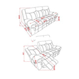 Jimny - Domino Power Reclining Sofa - Furniture Home Direct