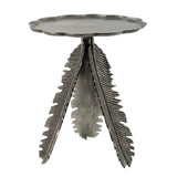 Leaf Side Table - Silver - Furniture Home Direct