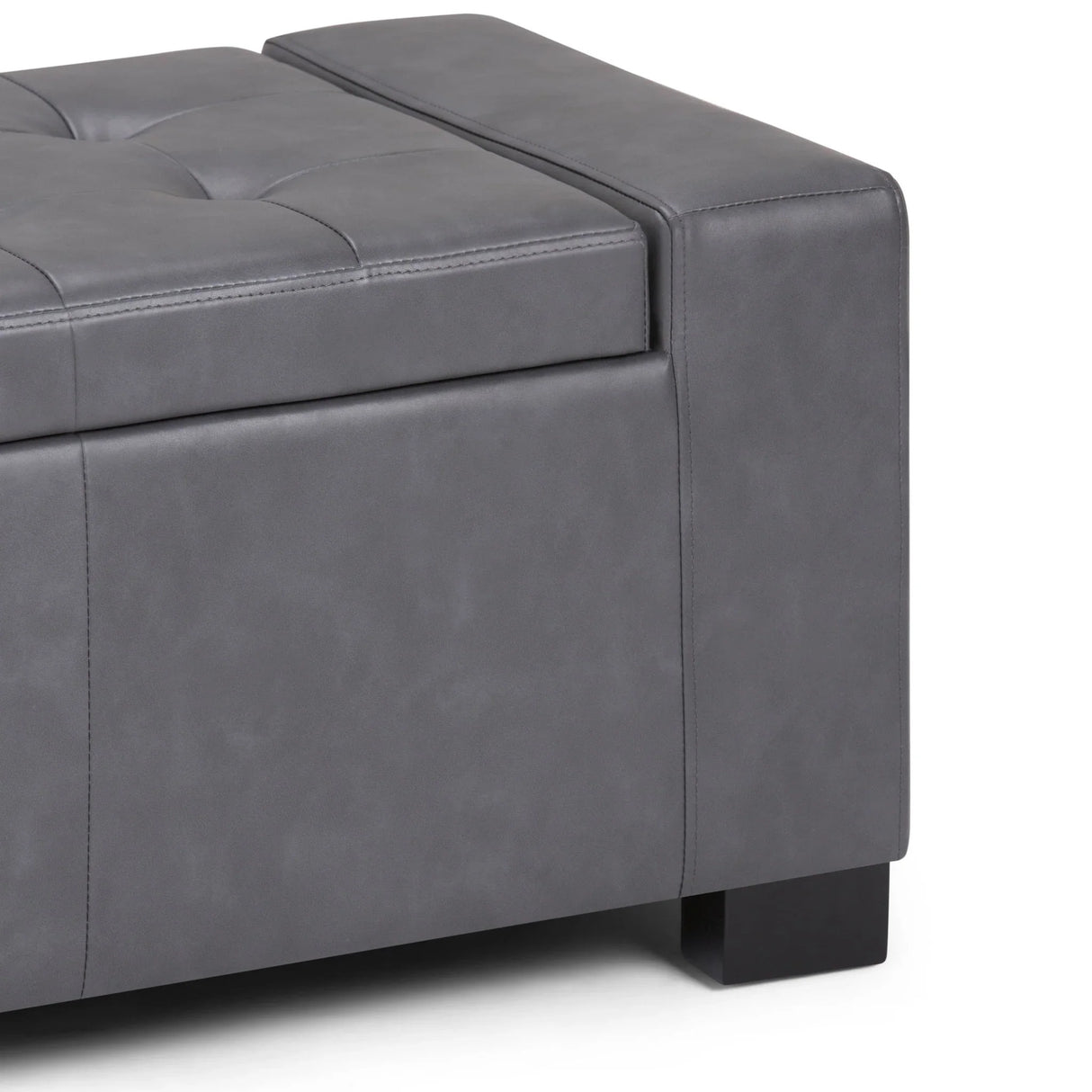 Laredo - Contemporary Large Storage Ottoman - Furniture Home Direct