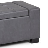Laredo - Contemporary Large Storage Ottoman - Furniture Home Direct