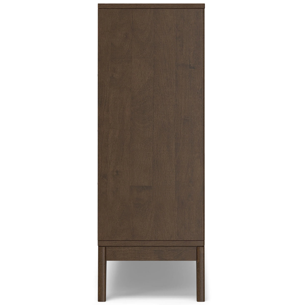 Harper - Low 6 Cube Storage With Drawers - Walnut Brown - Furniture Home Direct