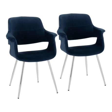 Vintage Flair - Glam / Art Deco Chair (Set of 2) - Furniture Home Direct