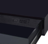 Coleen - High Gloss Writing Desk With USB - Furniture Home Direct