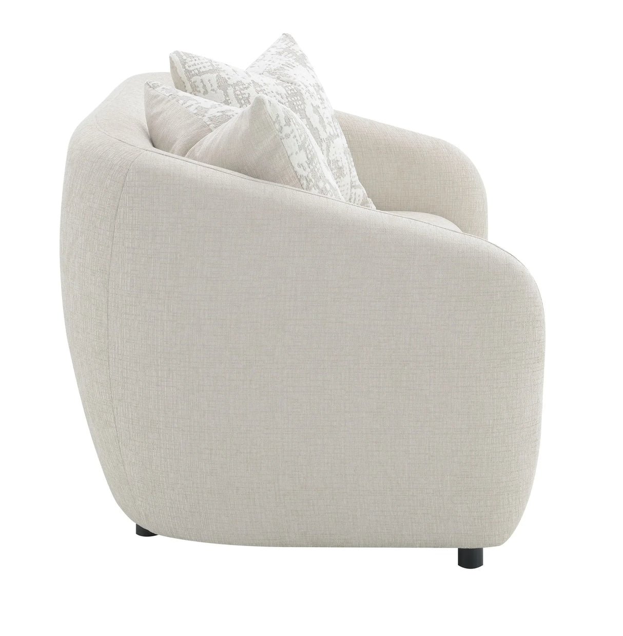Etienne - Loveseat With 3 Pillows - Beige - Furniture Home Direct