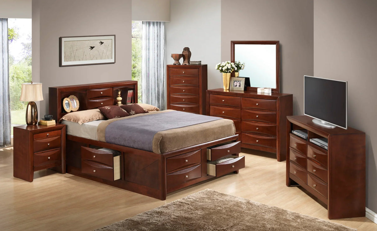 Marilla - Storage Bed With Bookcase Headboard - Furniture Home Direct