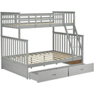 Bunk Bed With Ladder, And Safety Guard Rails - Furniture Home Direct
