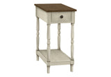 Accent End Table, 2 Tier, Storage Drawer, Traditional Stylish Design - Furniture Home Direct