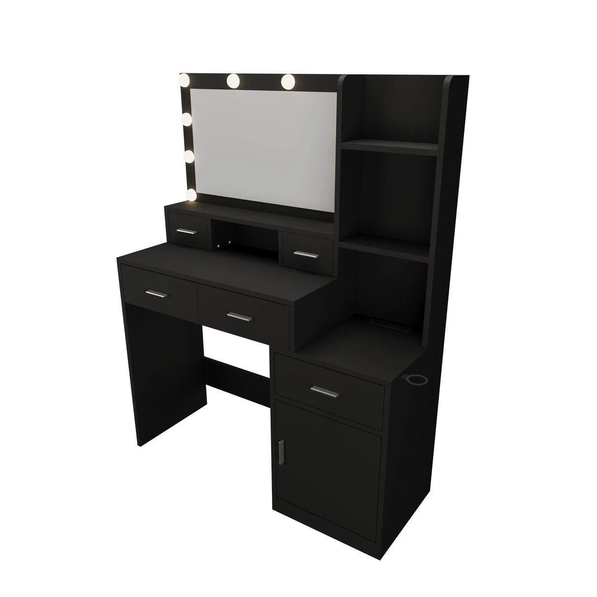 Newly Designed Smart Mirror Dressing Table With Drawers And Storage Cabinet, Dressing Table With Dressing Pad For Bedroom, Dressing Room - Furniture Home Direct