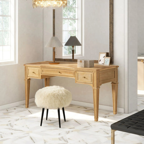 Dauphin - 3 Drawer Executive Desk - Furniture Home Direct