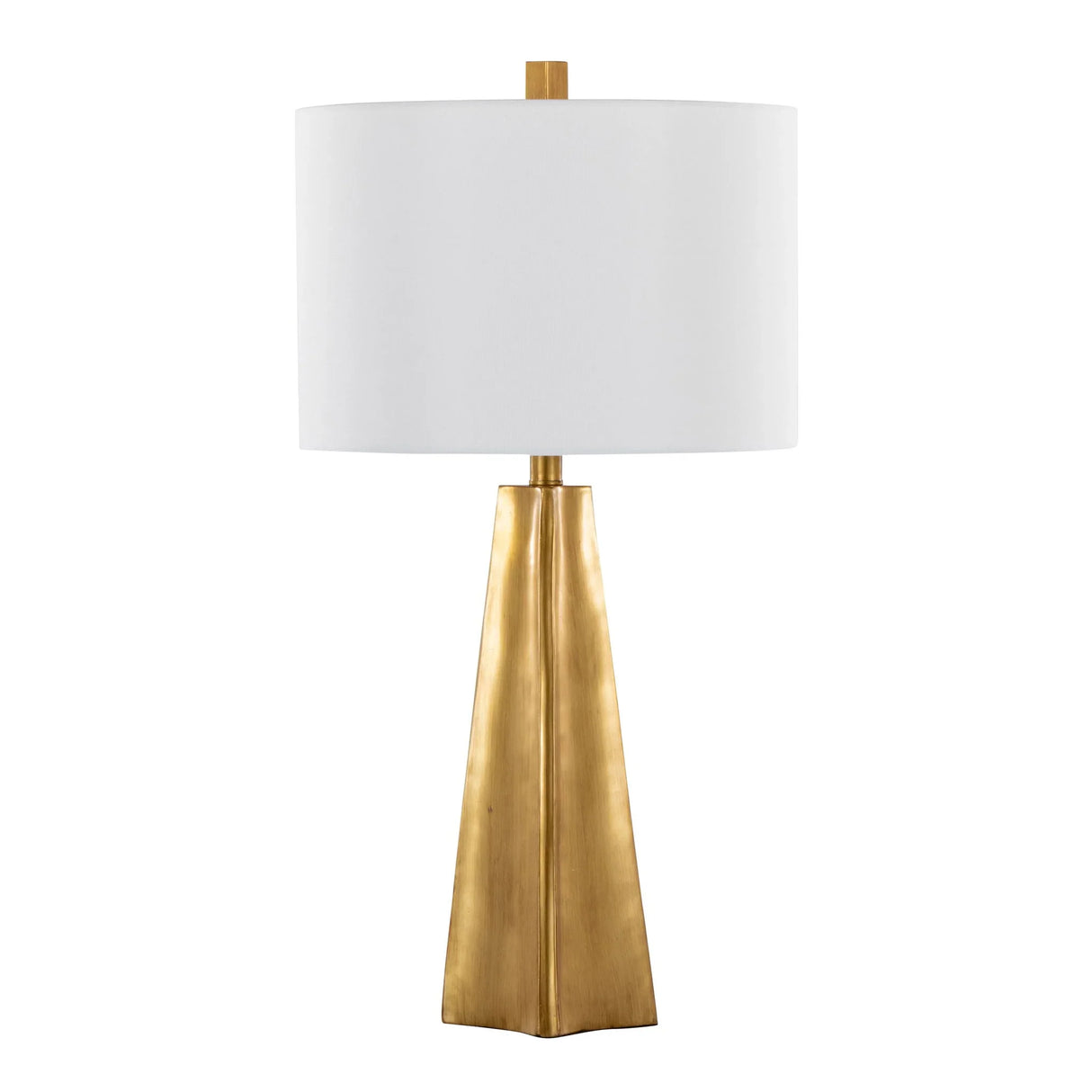 Pompeii - Contemporary Table Lamp - Gold / White - Furniture Home Direct