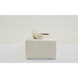 2 Piece Boucle Cloud Living Room Set, Beige - Furniture Home Direct