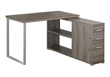 Computer Desk, Home Office, Corner, Left, Right Set - Up, Storage Drawers, L Shape, Laptop, And Contemporary & Modern - Furniture Home Direct
