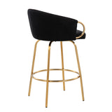 Claire - Contemporary & Glam Counter Stool (Set of 2) - Furniture Home Direct