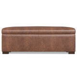 Gabbie - Coffee Table Upholstered Storage Ottoman - Furniture Home Direct