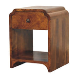Newton - Mini Nightstand With A Drawer And Open Shelf - Furniture Home Direct