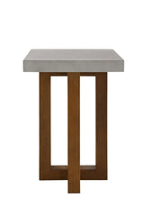 Keven - Faux Concrete Top Table - Furniture Home Direct