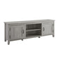 Modern Farmhouse 2 Door Grooved 70" TV Stand For 85" TVs - Furniture Home Direct