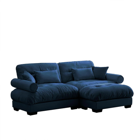 Super Comfort Oversized Modular Sectional Sofa With Movable Ottoman - Furniture Home Direct