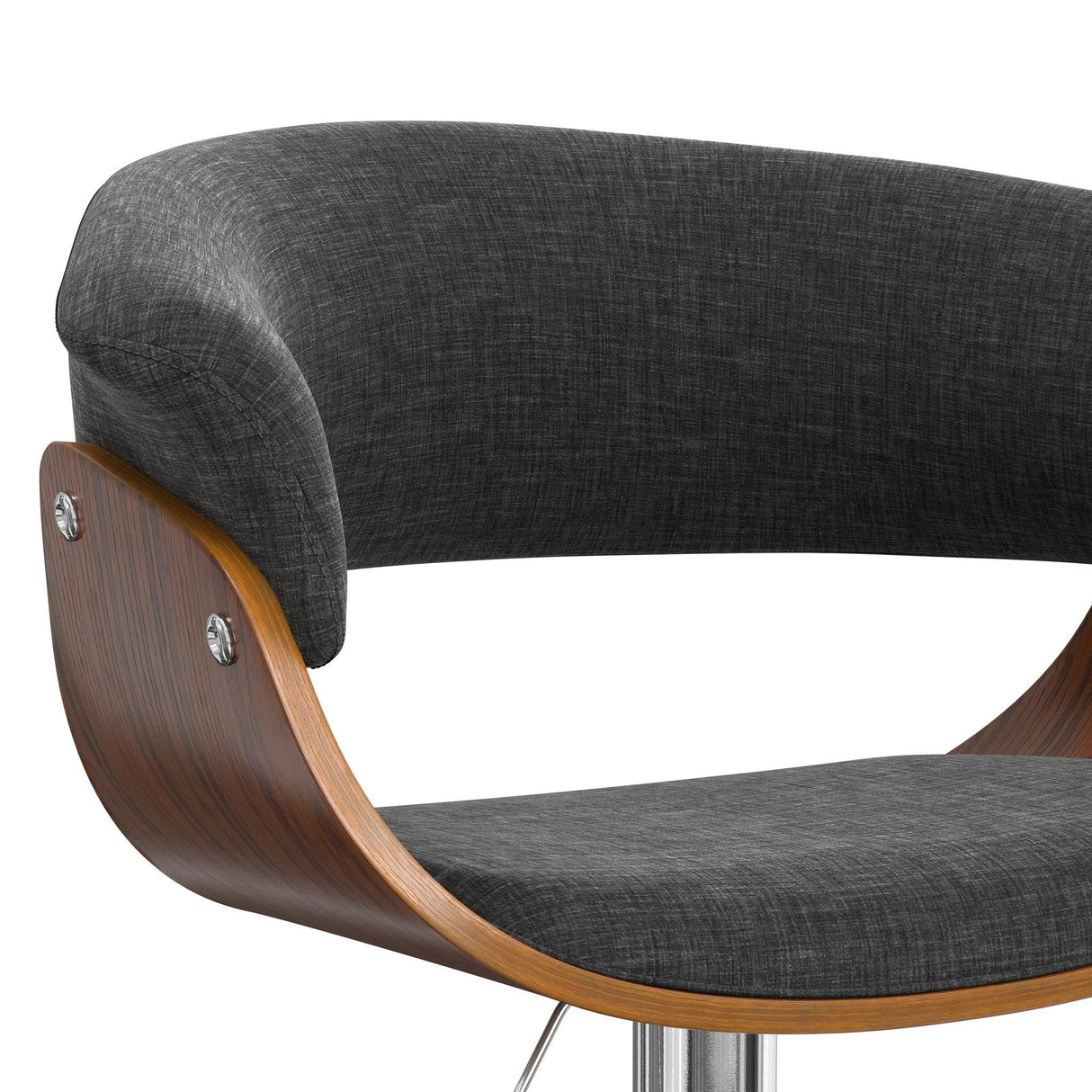 Sheldon - Upholstered Adjustable Swivel Bar Stool - Furniture Home Direct