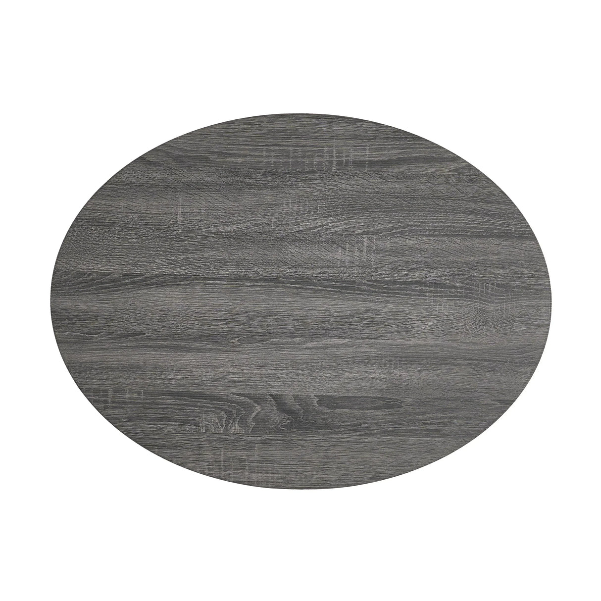 Coffee Table Nesting Set with Oval Design Matte Black - Furniture Home Direct