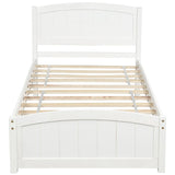 Platform Bed & Headboard, Footboard And Wood Slat Support - Furniture Home Direct