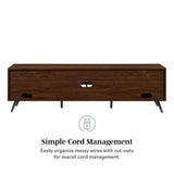 Contemporary 2 Door Minimalist TV Stand - Furniture Home Direct