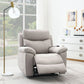 Chriki - Polished Microfiber Power Motion Recliner With Lift Heating Massage Chair - Furniture Home Direct