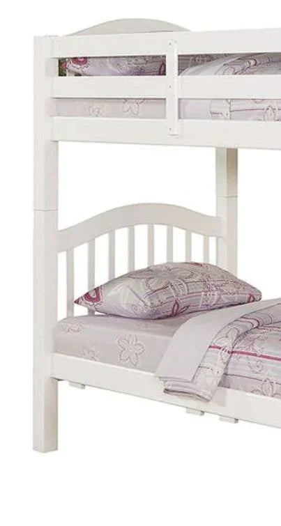 Heartland - Twin / Twin Bunk Bed (Trundle Not Included) - White - Furniture Home Direct