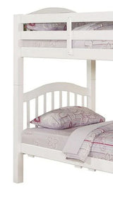 Heartland - Twin / Twin Bunk Bed (Trundle Not Included) - White - Furniture Home Direct