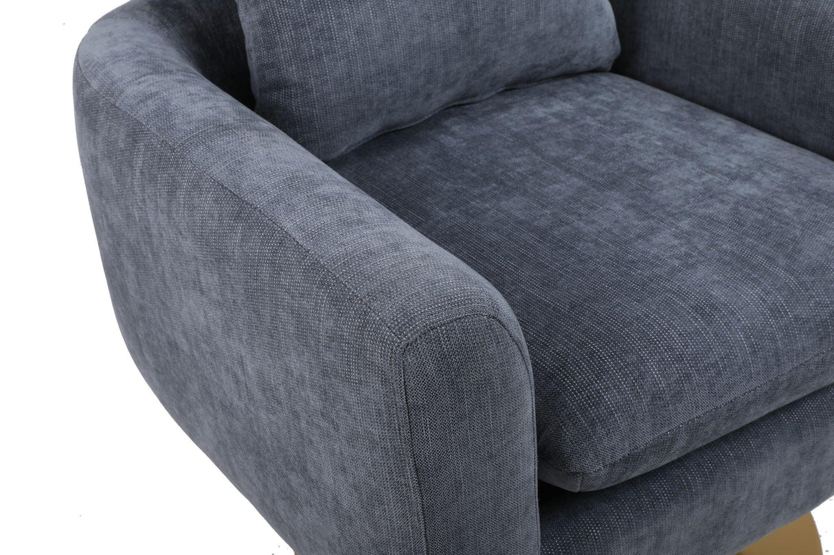 Classic Mid-Century 360 Degree Swivel Accent Chair - Furniture Home Direct