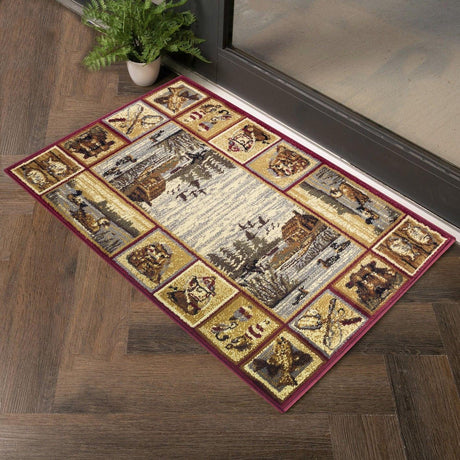 Nature's Nest - GC_CBL3003 Lodge Area Rug - Furniture Home Direct