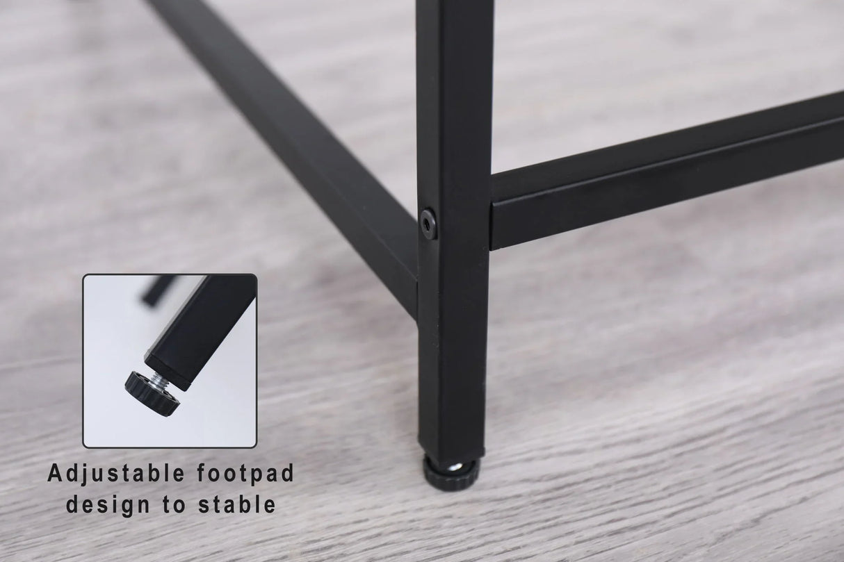 Console Table Narrow Modern Entryway Table Small Behind Couch Table Skinny Sofa Table Hallway Table For Living Room - Black - Furniture Home Direct