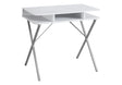 Computer Desk For Home Office, Laptop, Storage Shelves, Modern Convenient Design - White - Furniture Home Direct