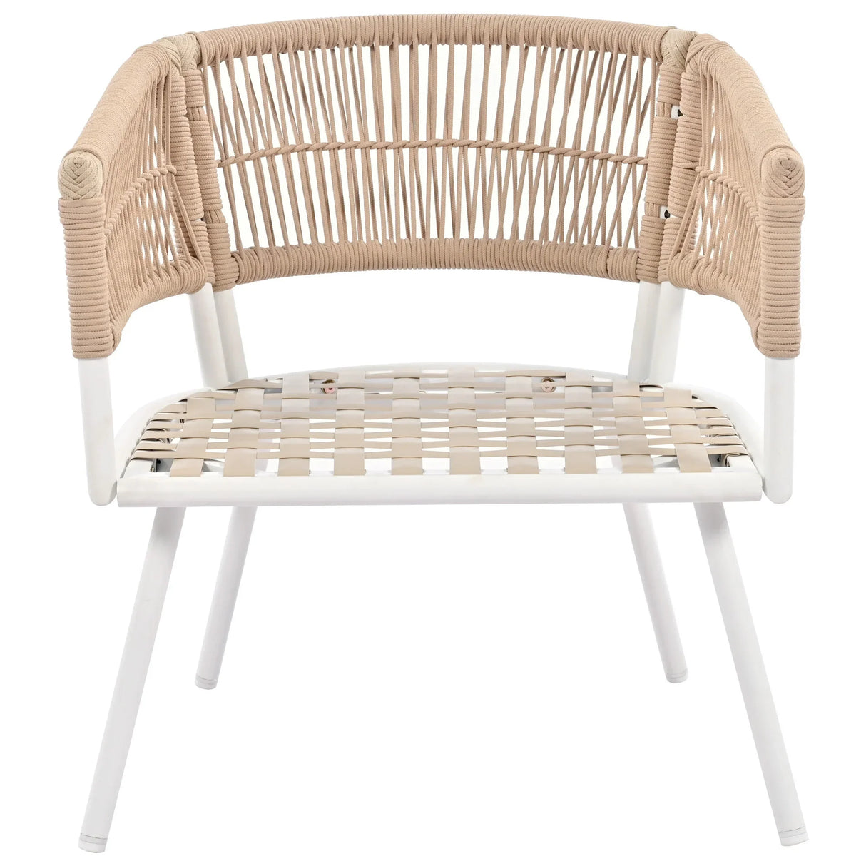 4-Piece Boho Patio Set - Beige - Furniture Home Direct