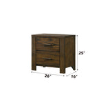 Merrilee - Nightstand - Oak - Furniture Home Direct