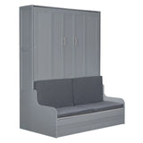 Murphy Wall Bed With Cushion, Space Saving Design, And Construction - Furniture Home Direct
