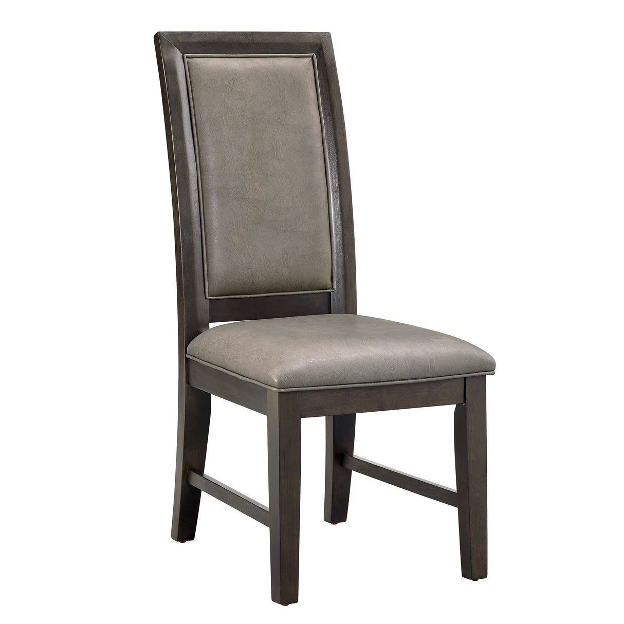 Dining Set Round Table Upholstered Chairs Seats Six Brown - Furniture Home Direct