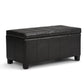 Dover - Upholstered Storage Ottoman Bench - Furniture Home Direct