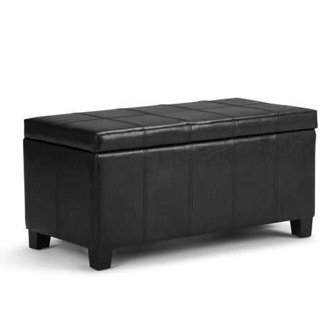Dover - Upholstered Storage Ottoman Bench - Furniture Home Direct