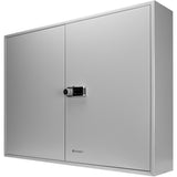400 Keys Adjustable Key Lock Box With Digital Lock - Gray - Furniture Home Direct
