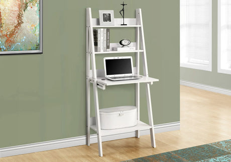 Computer Desk For Home Office, Laptop, Leaning, Storage Shelves - Furniture Home Direct