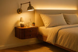 Lunar - Drawer Floating Nightstand - Furniture Home Direct