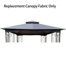 Patio Double Roof Gazebo Replacement Canopy Top Fabric - Furniture Home Direct