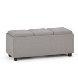 Avalon - Upholstered Storage Ottoman - Furniture Home Direct